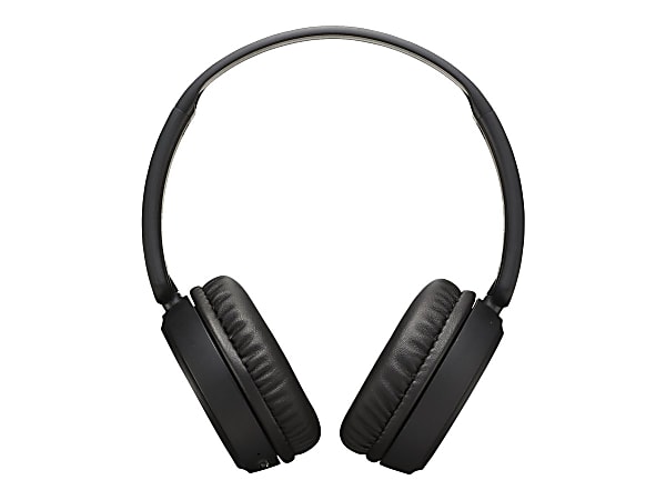 JVC HA-S35BT - Headphones with mic - on-ear - Bluetooth - wireless - black