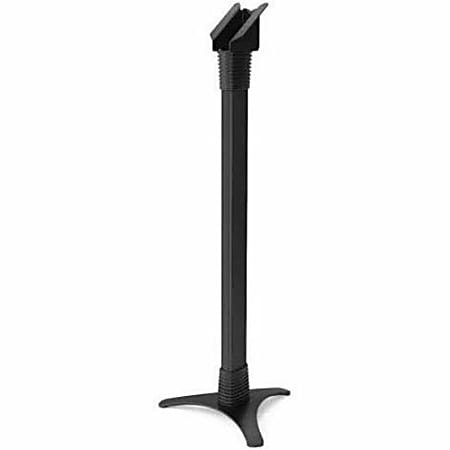 Compulocks VESA Portable Floor Stand Black - 100mm x 100mm VESA Compatible Mount, Can be set in landscape or portrait mode, 45 degree viewing angle, Wire management through base