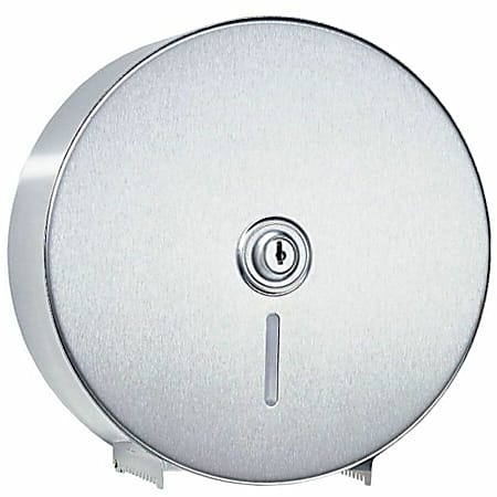 Bobrick Single Jumbo-Roll Surface-Mounted Toilet Tissue Dispenser - Roll Dispenser - 1x Roll - 10.6"x10.6"x 4.5" Depth - B2890