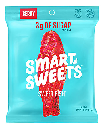 SmartSweets Sweetfish, 1.8 Oz, Pack Of 12 Bags