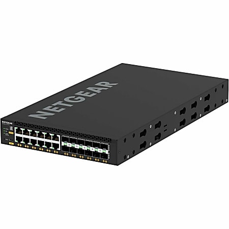 Netgear AV Line M4350-12X12F Ethernet Switch - 12 Ports - Manageable - 10 Gigabit Ethernet - 10GBas - XSM4324100NES