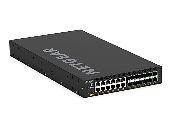 Netgear AV Line M4350-12X12F Ethernet Switch - 12 Ports - Manageable - 10 Gigabit Ethernet - 10GBas - XSM4324100NES