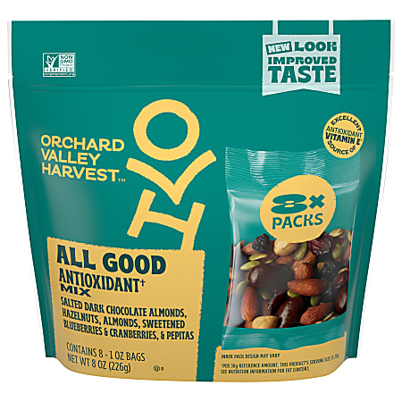 Orchard Valley Harvest All Good Antioxidant Mix, 1 Oz, Total Qty 16