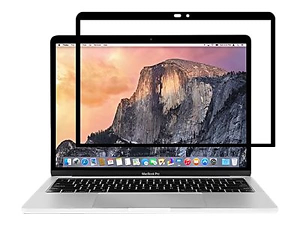 moshi iVisor Pro 13 - Notebook screen protector - 13" - black, clear