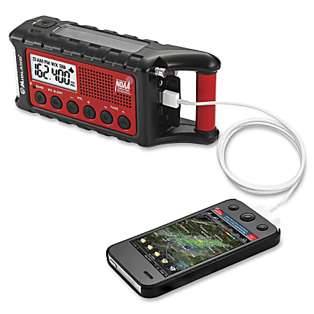 Midland ER310 E+Ready Emergency Crank Weather Radio - with NOAA All Hazard, Weather Disaster - AM, FM