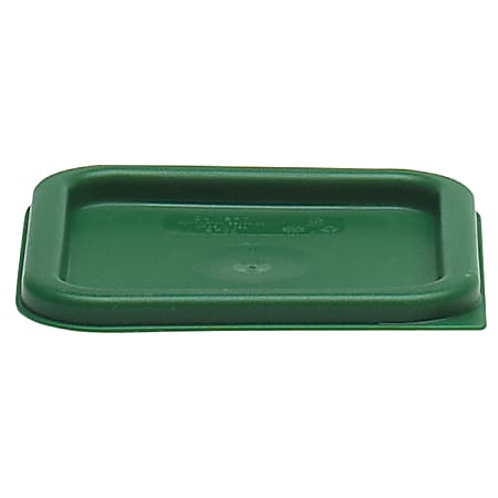 Cambro CamSquare Lids For 2-4 Qt Storage Containers, Kelly Green, Pack Of 6 Lids