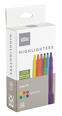Office Depot Brand Crayons Assorted Colors 24 Crayons Per Pack Box Of 12  Packs - Office Depot