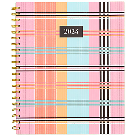 2024 Cambridge® Cher Weekly/Monthly Planner, 8-1/2" x 11", Multicolor, January To December 2024 , 1676-905