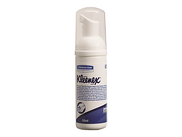 Kleenex - Hand sanitizer - foam - bottle - 1.7 fl.oz - antibacterial - clear (pack of 24)