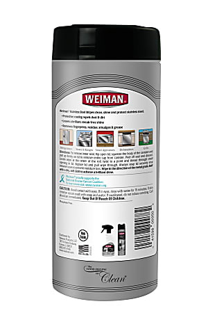 Weiman stainless steel on sale wipes