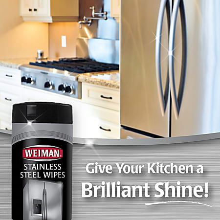 Weiman Stainless Steel Wipes - The Office Point
