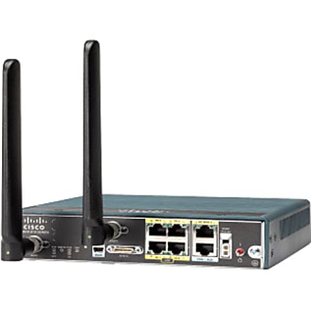 Cisco 819 Secure Hardened Router with Smart Serial - Router - 4-port switch