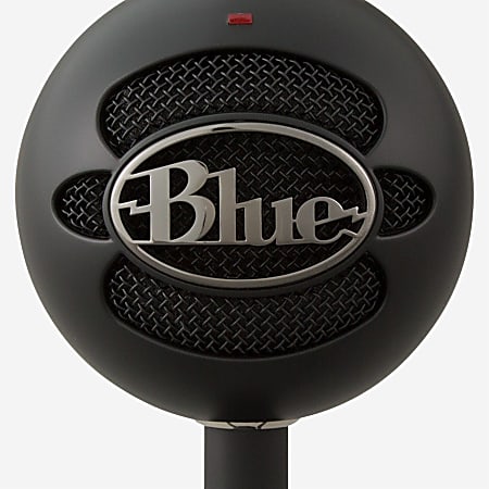 送料無料の商品 Blue Office - Black Microphone USB iCE Snowball Microphones 配信機器・PA機器・レコーディング機器