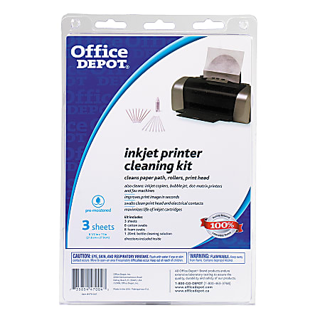 Office Depot® Brand Inkjet Printer Cleaning Kit