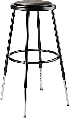 National Public Seating 6400 Series Adjustable Vinyl Padded Science ...