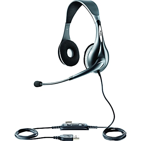 Jabra UC Voice 150 Headset - Stereo - USB - Wired - 6 Hz - 6.80 kHz - Over-the-head - Binaural - Semi-open - Noise Canceling
