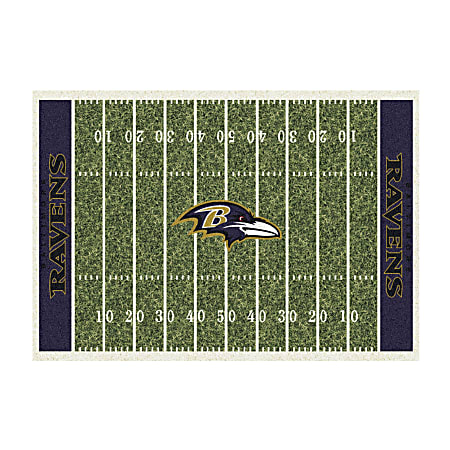 Imperial NFL Homefield Rug, 4' x 6', Baltimore Ravens