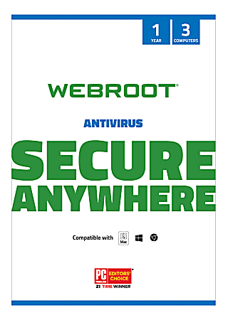 Webroot® Internet Security With Antivirus Protection 2020, For