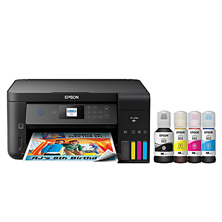 Epson® Expression® ET-2750 EcoTank® Wireless Inkjet All-In-One Color Printer