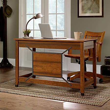 Sauder Carson Forge 47 W Writing Desk Washington Cherry Office Depot