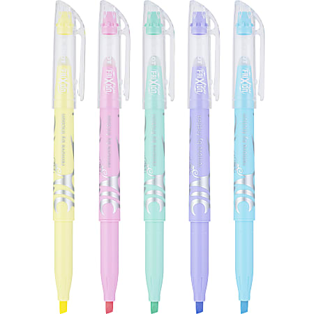 Pilot 10pk Frixion Light Pastel Erasable Highlighters Chisel Tip Assorted  Inks : Target