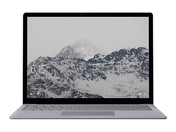 Microsoft Surface Laptop - Core i7 7660U / 2.5 GHz - Win 10 Pro - Iris Plus Graphics 640 - 16 GB RAM - 512 GB SSD - 13.5" touchscreen 2256 x 1504 - Wi-Fi 5 - platinum - kbd: US - commercial