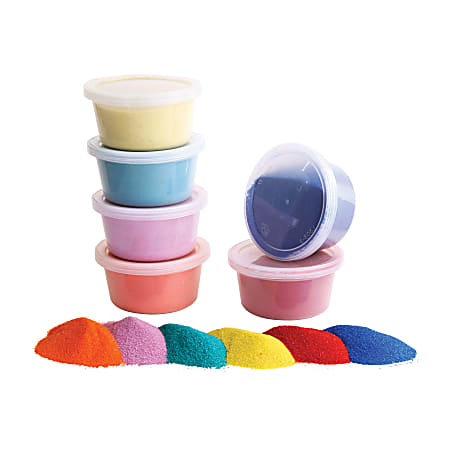 Hygloss 6-color Colored Sand Pack - Art Project - Recommended For 4 Year - 6 / Set - Assorted