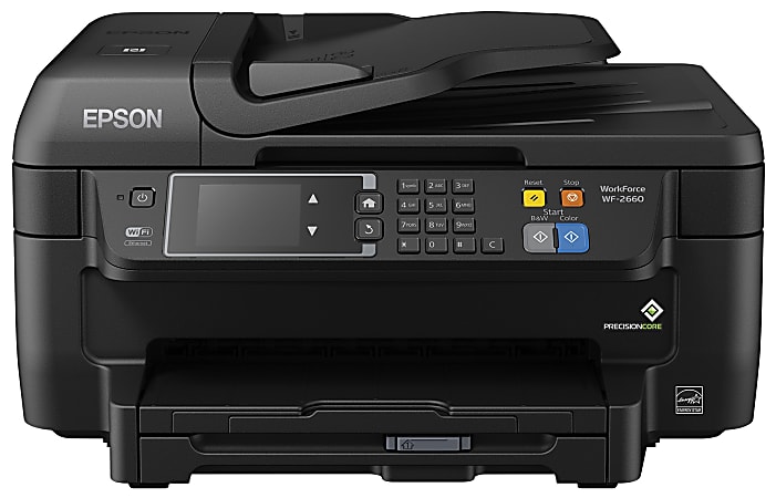 Epson® WorkForce® WF-2660 Wireless InkJet All-In-One Color Printer
