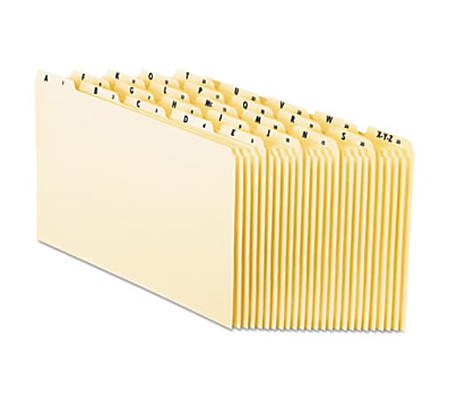 Pendaflex® Alphabetical File Guides, Legal Size, Printed Top-Tab,