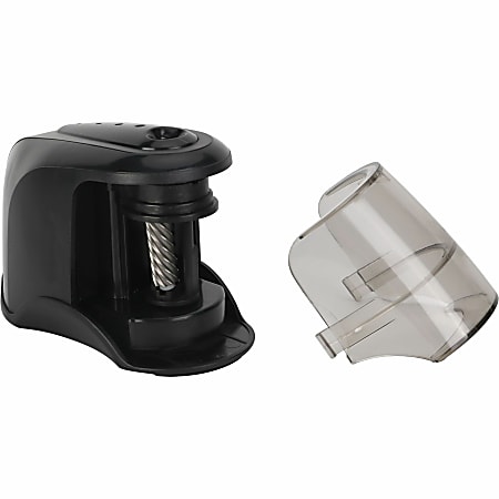 Business Source 2-way Electric Pencil Sharpener - AC Adapter Powered - Steel Alloy, ABS Plastic - 1 Each Business Source 2-way Electric Pencil Sharpener - AC Adapter Powered - Steel Alloy, ABS Plastic - 1 Each