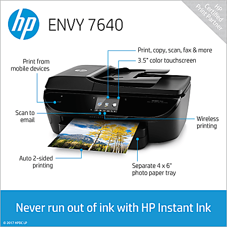 HP Envy Wireless Color Inkjet In One Printer - Office