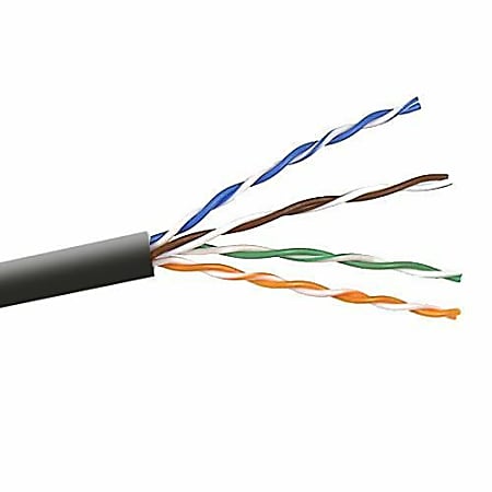 Belkin FastCAT 6 UTP Bulk Cable (Bare wire) - 1000ft - Black
