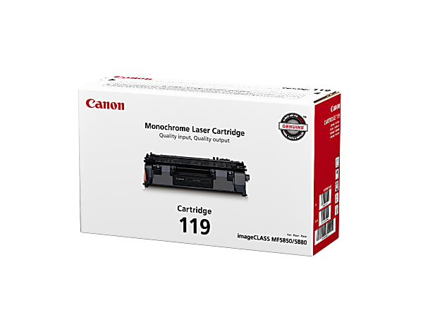 Canon® 119 Black Toner Cartridge, 3479B001