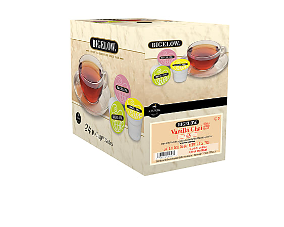 Bigelow® Vanilla Chai Tea K-Cup® Pods, 2.8 Oz, Box Of 24
