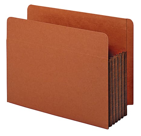 Pendaflex® End-Tab Pockets, 5 1/4" Expansion, Letter Size, Dark Brown, Box Of 10 Pockets