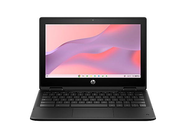 HP Fortis Flip G1m 11.6" Touchscreen Rugged Convertible 2 in 1 Chromebook, 60 Hz, Octa-core (ARM Cortex A76 + Cortex A55), 8 GB, Jet Black, BV0Y3UTABA