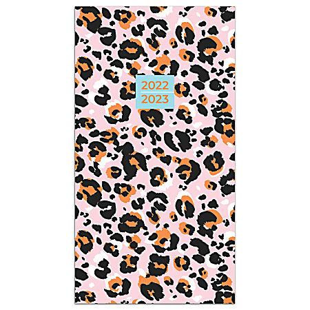 TF Publishing 2-Year Monthly Pocket Planner, 3-1/2" x 6-1/2", Animal, January 2022 To December 2023