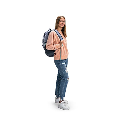 High Sierra Swoop Backpack With 17 Laptop Pocket Silver - Office Depot
