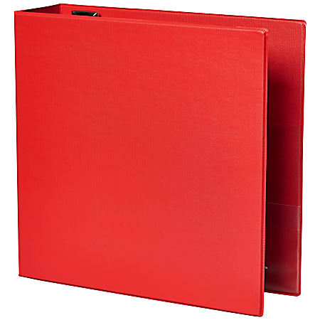 Office Depot Heavy Duty 3 Ring Binder 3 D Rings Red - Office Depot