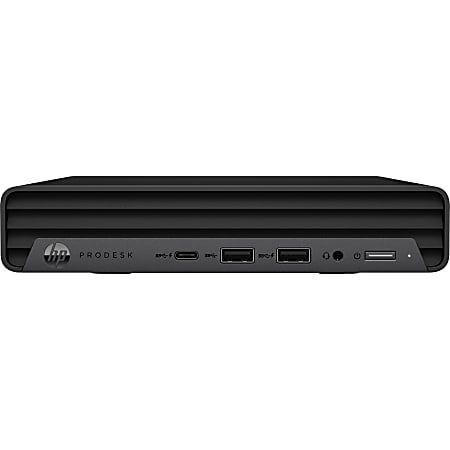 HP Business Desktop ProDesk 600 G6 Desktop Computer - Intel Core i5 10th Gen i5-10500T -  2.30 GHz - 8 GB RAM - 128 GB SSD - Desktop Mini - Windows 10 Pro 64-bit - Intel UHD Graphics 630 - IEEE 802.11ax)