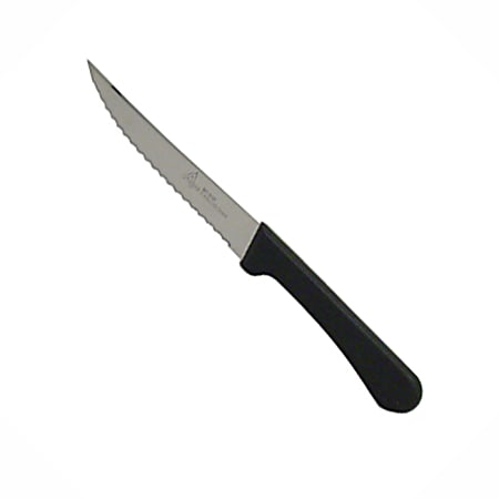 Winco K-50P Round Tip Steak Knife with Plastic Handle 5