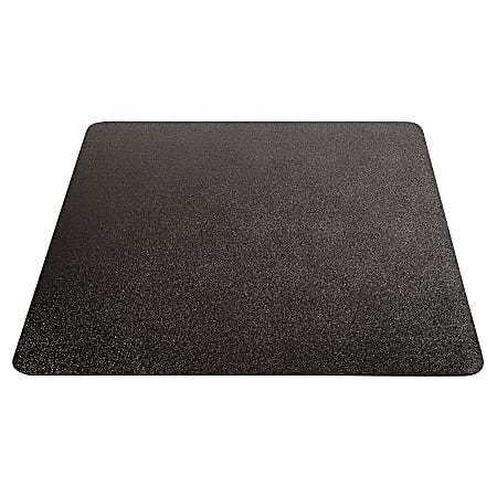 Deflecto® EconoMat Hard Floor Chair Mat, 46" x 60" Rectangle, Black