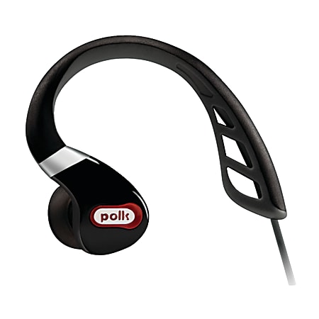 Polk Audio UltraFit 3000 Headphone, Black/Red