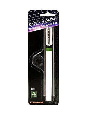 Koh-I-Noor Rapidograph No. 3165 Technical Pen, 0.8 mm