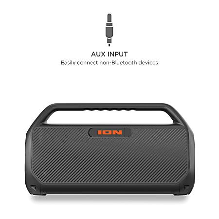 ION Audio Uber Boom Ultra Portable Bluetooth Boom Box with