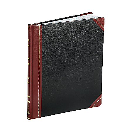 Esselte® Columnar Book, 6-Column To Rt., 12 1/4" x 10 1/8", 150 Sheets, Black