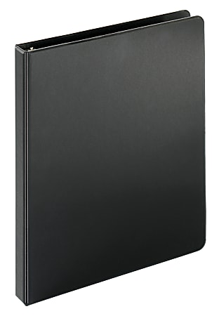 Just Basics® Economy Nonview 3-Ring Binder, 1/2" Round Rings, Black
