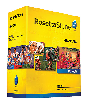 Rosetta Stone® V4 French Level 1 - 5 Set, For PC/Apple® Mac®, Traditional Disc