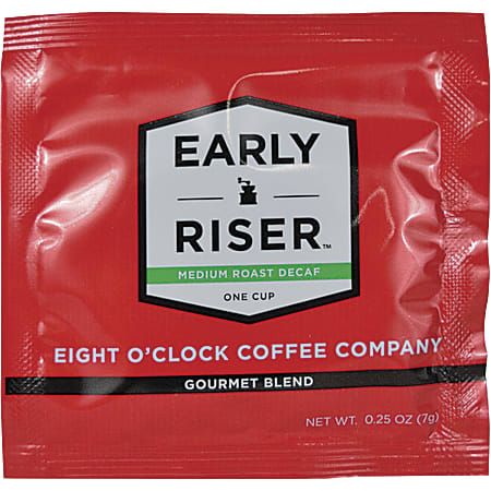 Eight O&#x27;Clock Coffee Early Riser Medium Roast Decaf