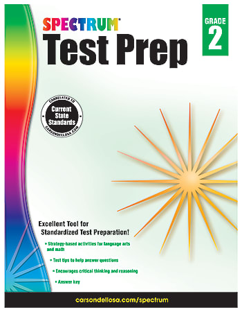Carson-Dellosa Spectrum Test Prep Book, Grade 2